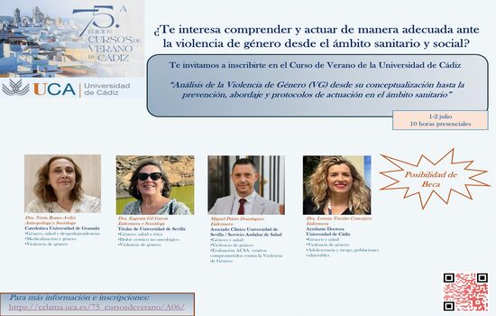 IMG Cursos de verano UCA: A06. Análisis de la violencia de género desde su conceptualización hasta la prevención, abordaj...