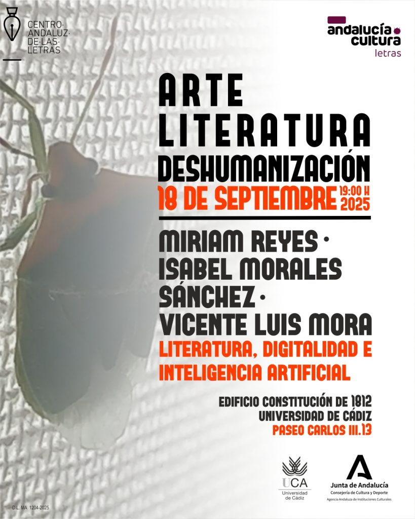 Arte, literatura y deshumanización. Literatura, digitalidad e inteligencia artificial