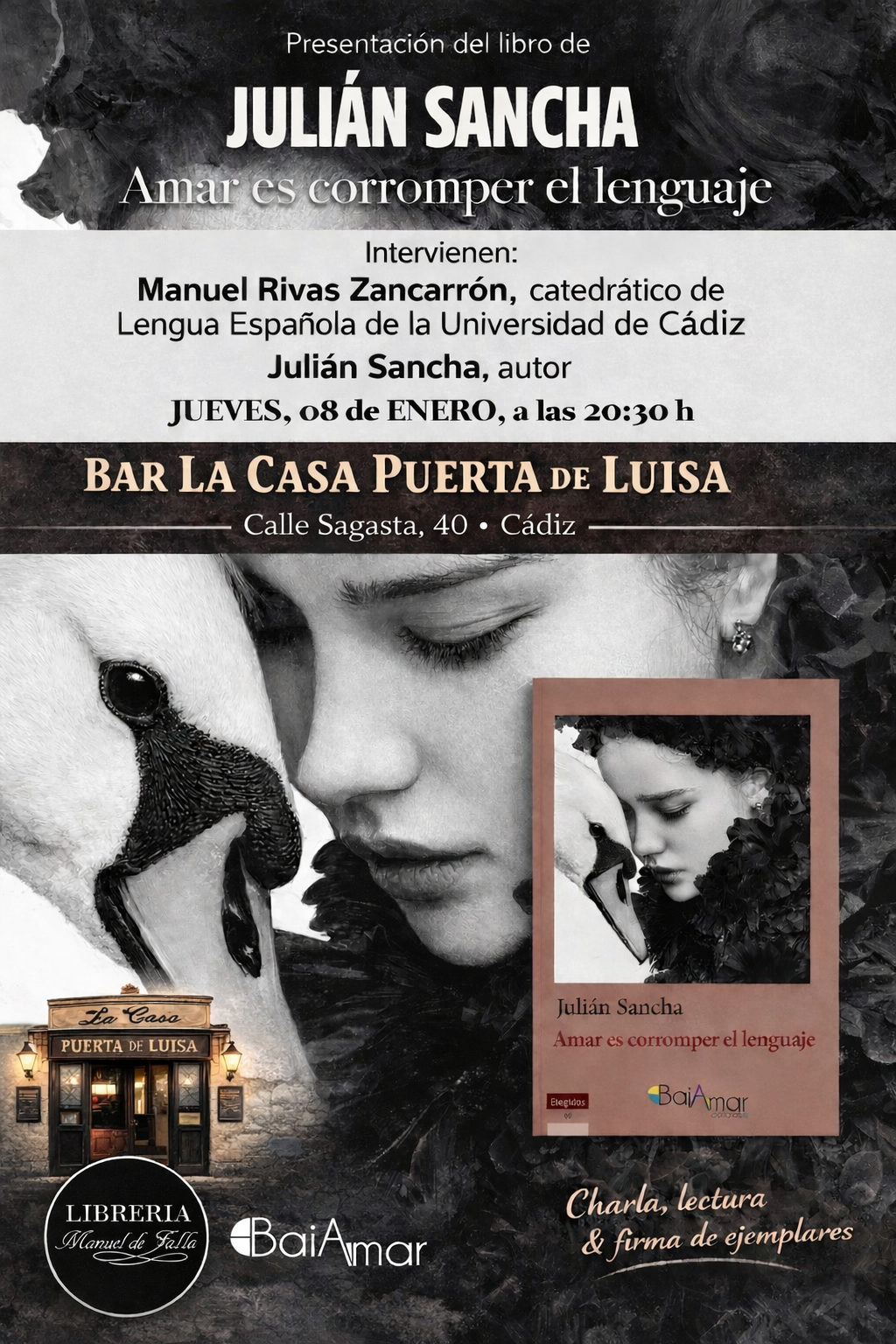 Presentación de libro: Amar es corromper el lenguaje