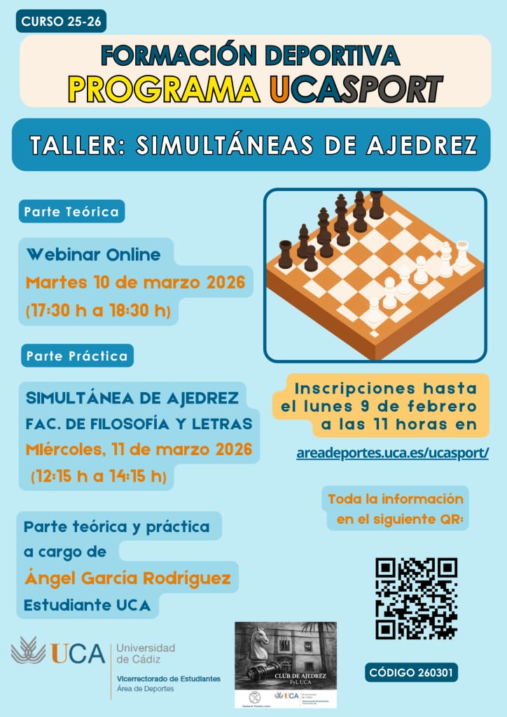 Taller: Simultáneas de ajedrez