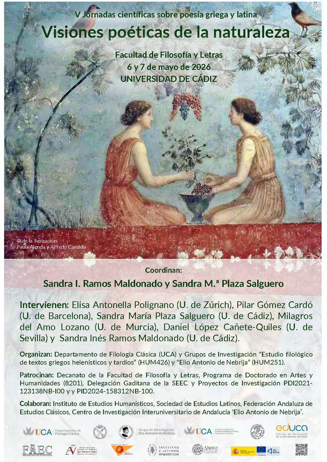 V Jornadas científicas sobre poesía griega y latina