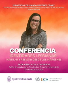 Conferencia. Identidades lesbianas: habitar y resistir desde los márgenes
