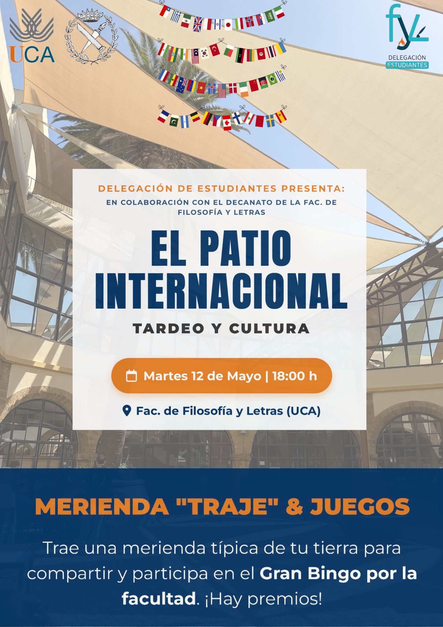 La Facultad de Filosofía y Letras de la UCA celebra la diversidad con el encuentro “El Patio Internacional”