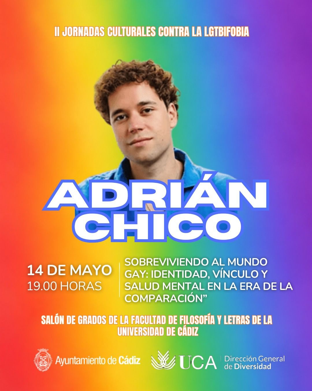 II Jornadas Culturales contra la LGTBIfobia. Conferencia: Sobreviviendo al mundo gay: identidad, vínculo y salud mental en la era de la comparación