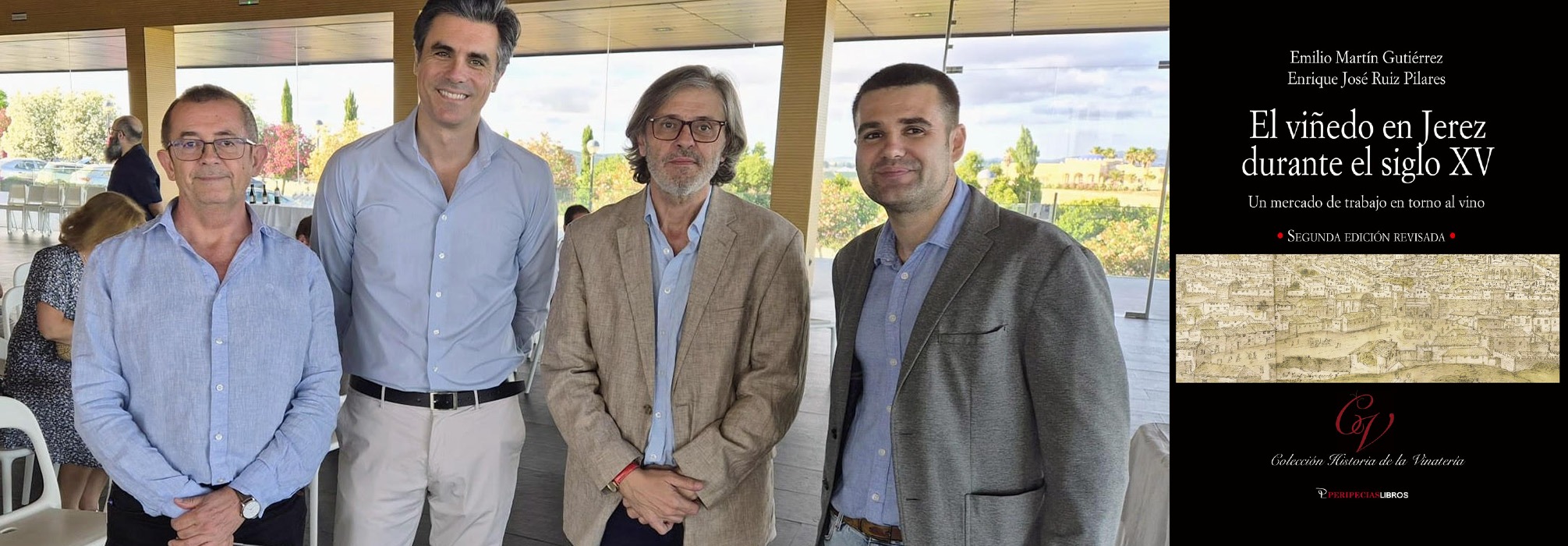 Presentación de la segunda edición del libro “El viñedo en Jerez durante el siglo XV. Un mercado de trabajo en torno al vino”.