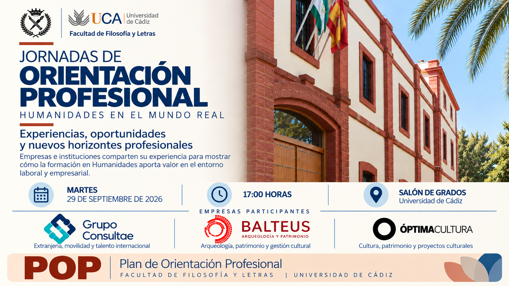 Jornadas de Orientación Profesional: Humanidades en el mundo real